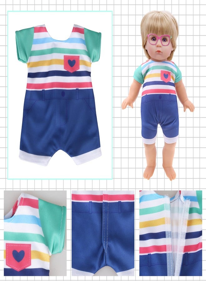 lausomile Alive Baby Doll Clothes and Accessories - 6 Sets Baby Doll Dresses Fit for 12-14 Inch Girl Dolls, Includes Dresses, Jumpsuit, Swimsuit for Girls Age 5-10 - Image 2